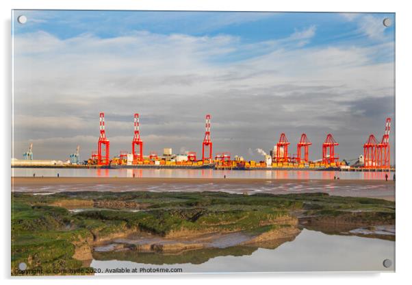 Seaforth Container Terminal Acrylic by chris hyde