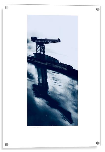The Finnieston Crane (Glasgow) Acrylic by Michael Angus