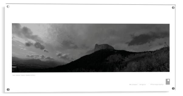 Mount Yamnuska (Canmore [Canadian Rockies]) Acrylic by Michael Angus