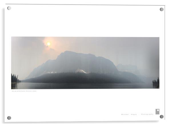 Boom Lake (The Rockies [Canada]) Acrylic by Michael Angus