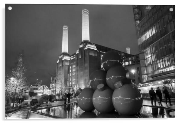 Battersea Power Station Acrylic by David French