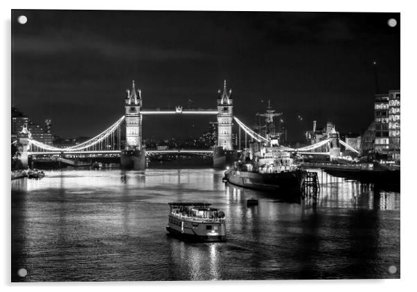 Tower Bridge Acrylic by David French