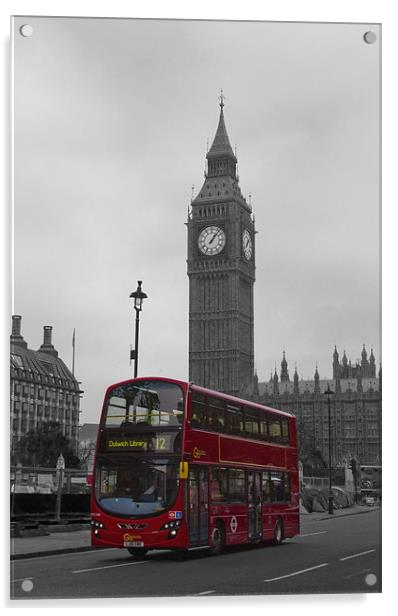 London Big Ben Acrylic by David French