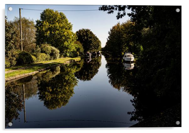 Leeds to Liverpool Canal Acrylic by David French