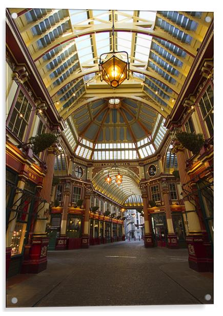 Leadenhall Market London Acrylic by David French