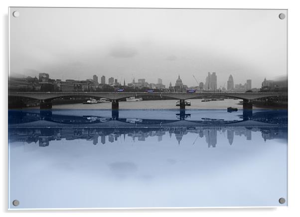 London Skyline Acrylic by David French