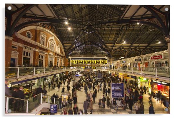 Liverpool Street Station Acrylic by David French