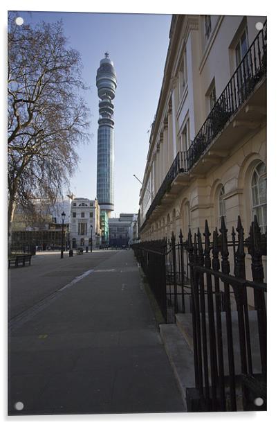 BT Tower Acrylic by David French