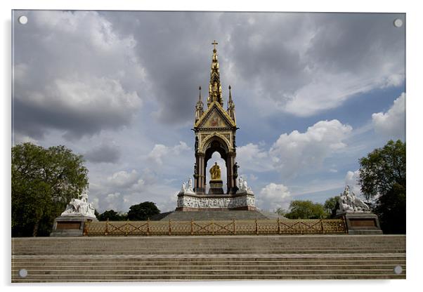 Prince Albert memorial statue Acrylic by David French