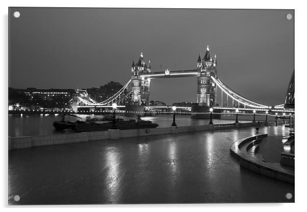 City Hall and Tower Bridge Acrylic by David French