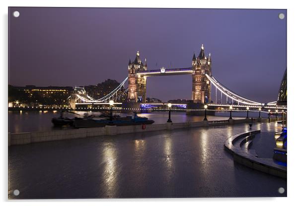 Tower Bridge London Acrylic by David French