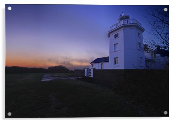 Trinity House Lighthouse Acrylic by David French