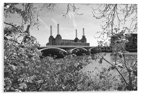 Battersea Power Station Acrylic by David French