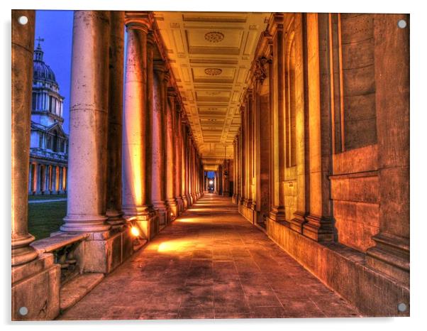 Greenwich Royal Naval College Acrylic by David French