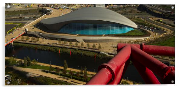 Aquatic Centre Olympic Park Acrylic by David French