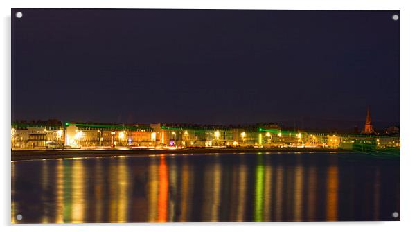 Weymouth Laser Nights Acrylic by David French