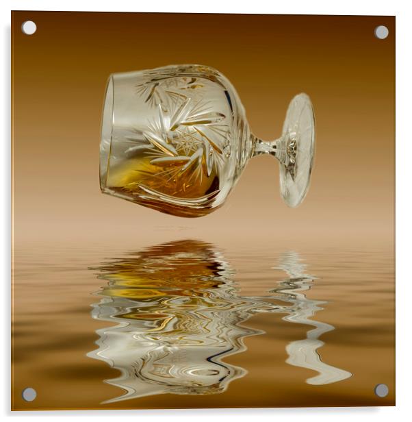 Brandy Decanter Glass Acrylic by David French