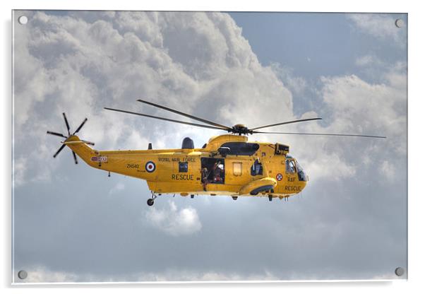 RAF Sea King Helicopter Acrylic by David French