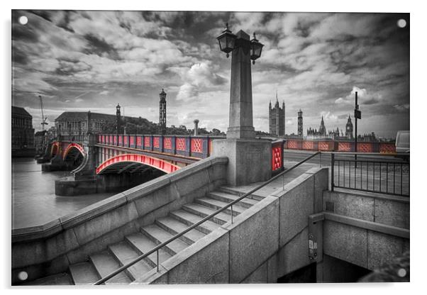 Lambeth Bridge London Acrylic by David French