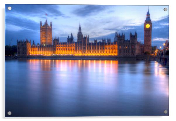 Big Ben and the houses of Parliament Acrylic by David French