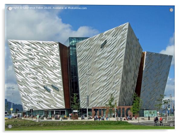 Titanic Museum, Belfast, Northern Ireland Acrylic by Laurence Tobin