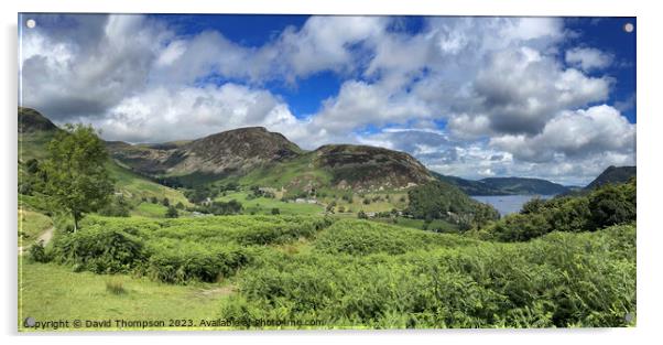 Lake Ullswater  Acrylic by David Thompson