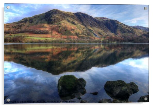 Buttermere reflections Acrylic by David Thompson
