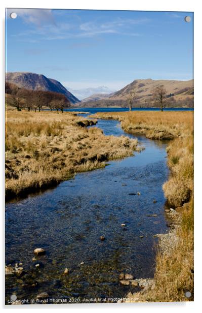 Serenity in Buttermere Acrylic by David Thomas