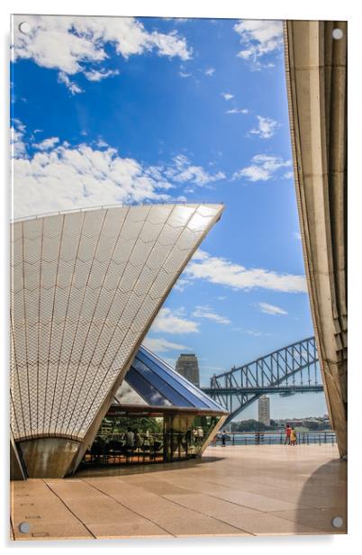 Sydney Opera House Acrylic by Pete Evans