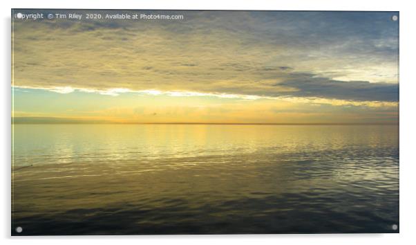 Baltic Sea Sunrise #1 Acrylic by Tim Riley