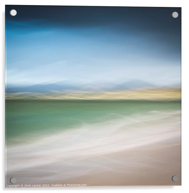 Luskentyre ICM Acrylic by Chris Lauder