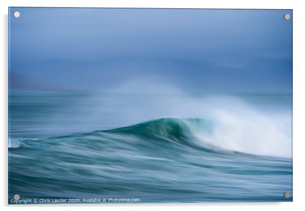 Atlantic wave impressions III Acrylic by Chris Lauder