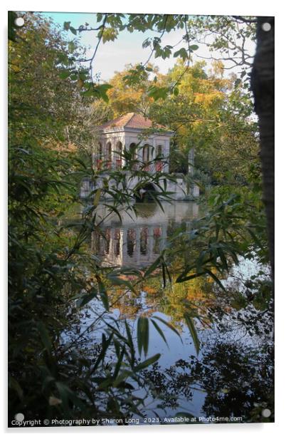 Beautiful Boat House Acrylic by Photography by Sharon Long 