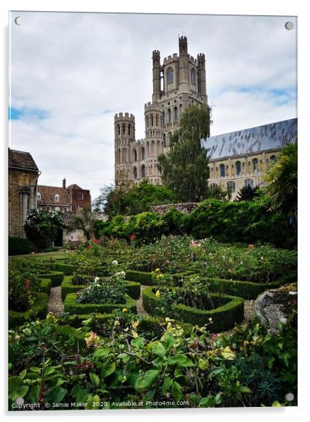 Ely Cathedral  Acrylic by Jamie Maker