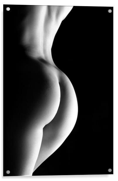 nude ass woman bodyscape Acrylic by Alessandro Della Torre