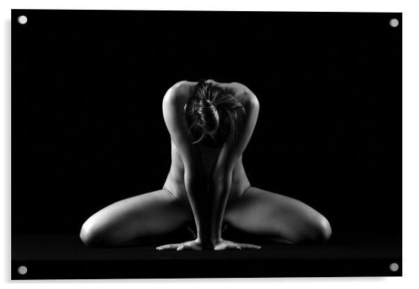 Nude woman sexy Acrylic by Alessandro Della Torre