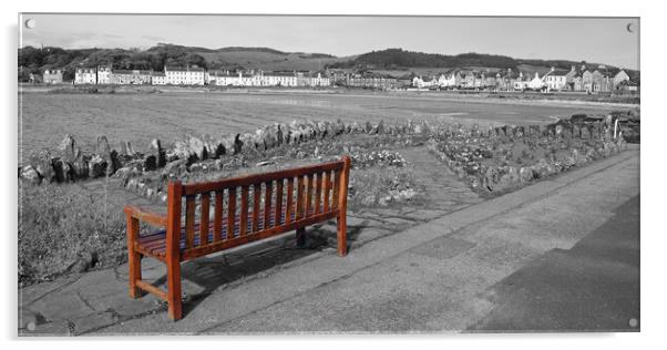 Millport`s Kames Bay Acrylic by Allan Durward Photography