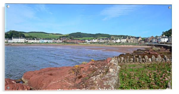 Millport, a view of Kames bay Acrylic by Allan Durward Photography