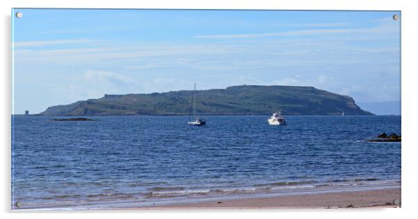 Isle of Cumbrae viewed from Millport Acrylic by Allan Durward Photography