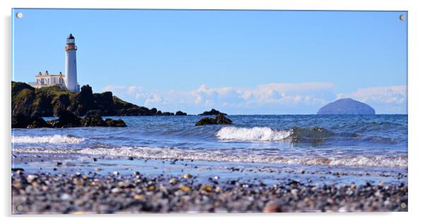  Ayrshire coastal scene at Turnberry, South Ayrshi Acrylic by Allan Durward Photography