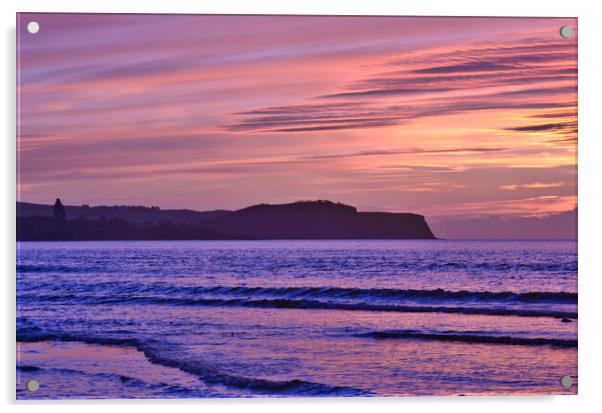 Ayrshire coastal colours Acrylic by Allan Durward Photography