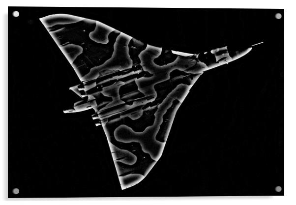 Avro Vulcan B2  (Abstract) Acrylic by Allan Durward Photography