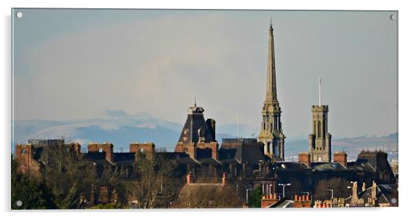 Ayr, and it`s old architecture Acrylic by Allan Durward Photography