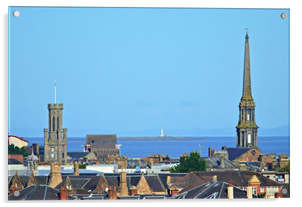 Ayr, its architecture  Acrylic by Allan Durward Photography