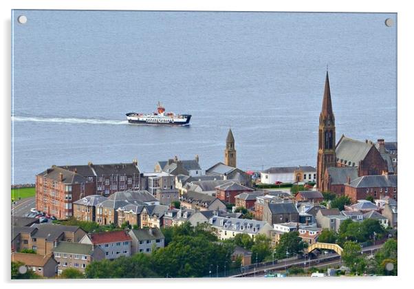 Largs Scotland Acrylic by Allan Durward Photography