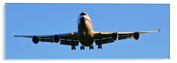 Boeing 747, the Queen Acrylic by Allan Durward Photography