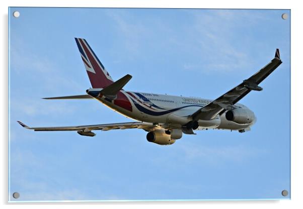 Union Jack liveried RAF Voyager Acrylic by Allan Durward Photography