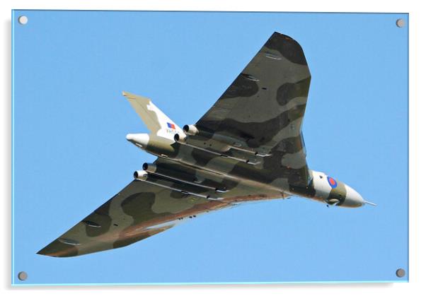 Avro Vulcan B2 bomber, Spirit of Great Britain Acrylic by Allan Durward Photography