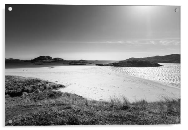 Knockvologan Beach, Isle of Mull Acrylic by Gavin Liddle