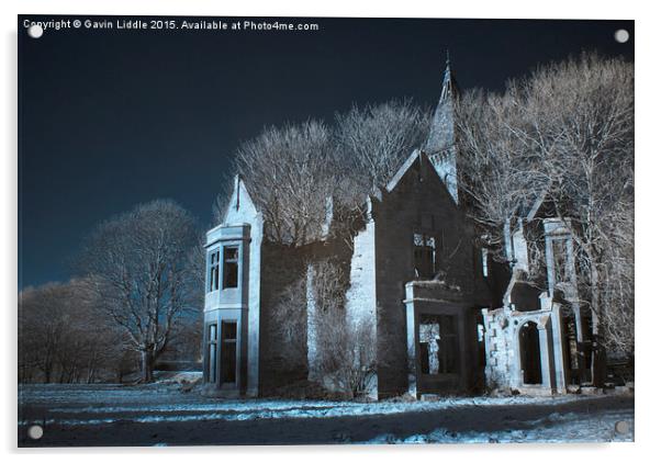  Spooky Old House Acrylic by Gavin Liddle